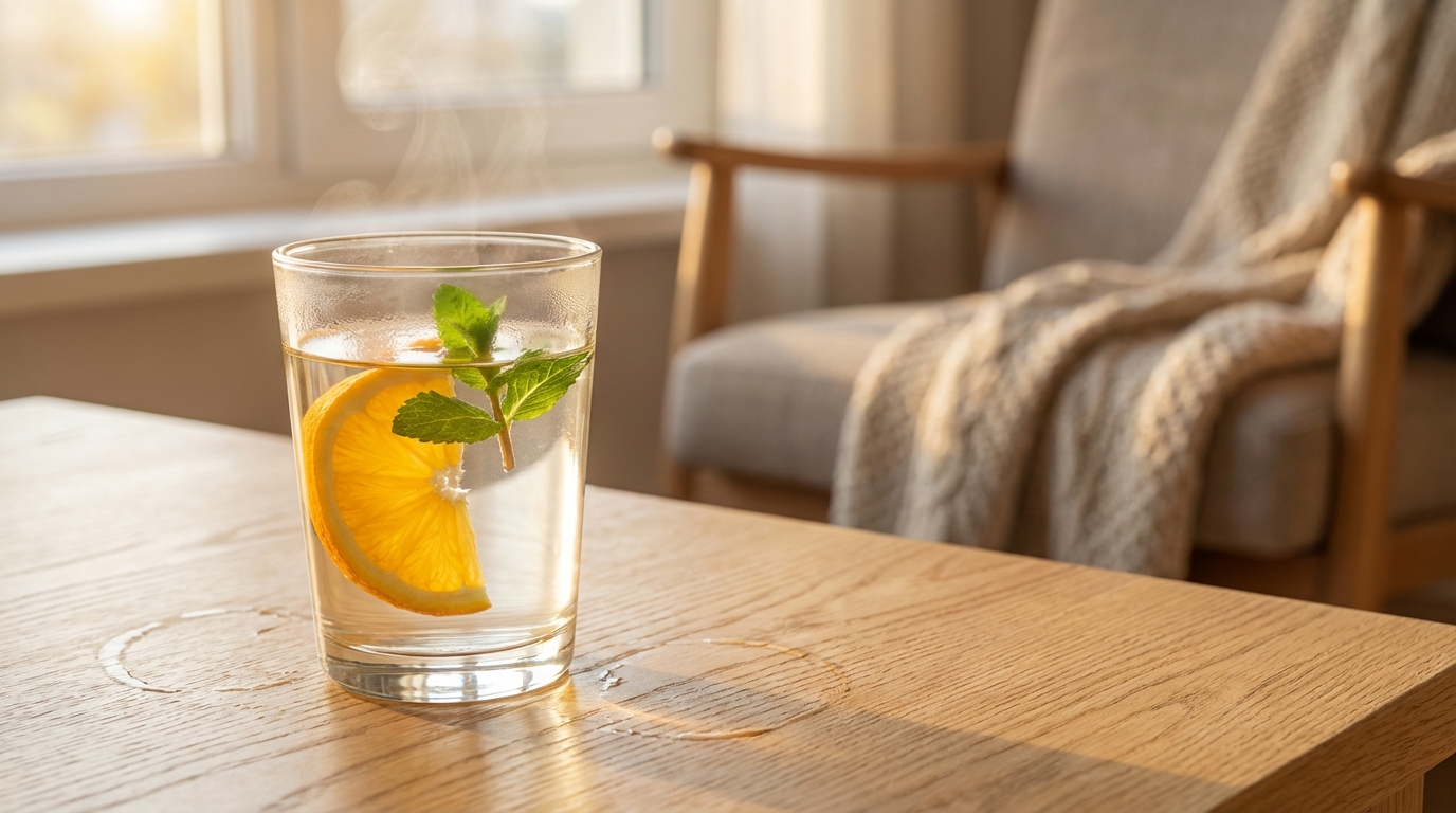 Morning water routine