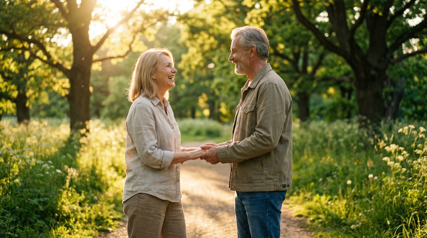 Healthy woman enjoying morning routine outdoors